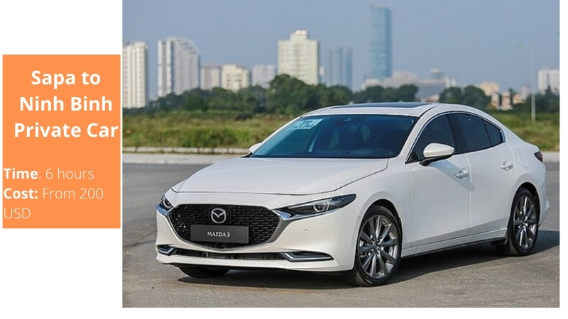 Sapa to Ninh binh private car