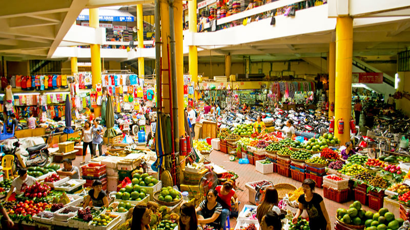 Hanoi Market - Hanoi weather January