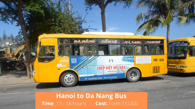 Hanoi to Da nang bus