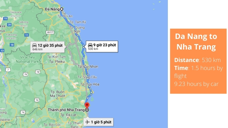 Da nang to Nha Trang