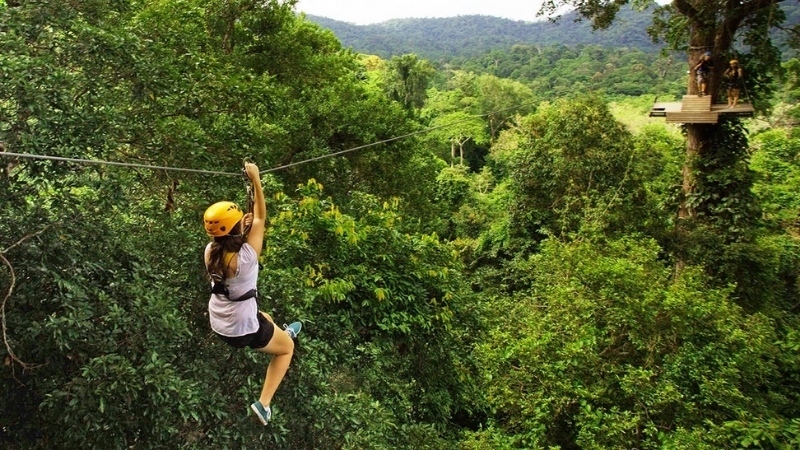 zipline in Dalat