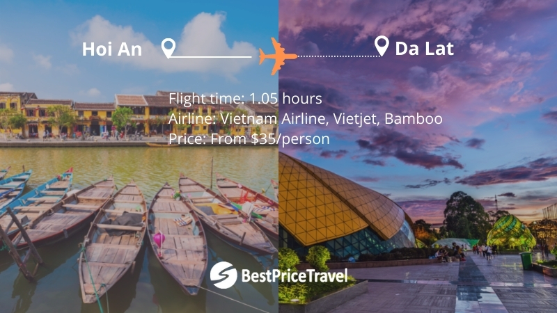 Hoi An to Da Lat flight