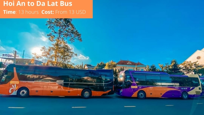 Hoi  An to Da Lat bus