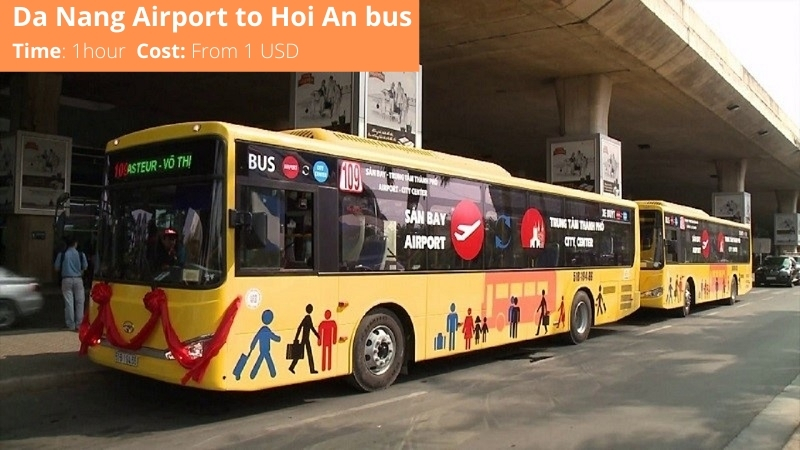 Da Nang airport  to Hoi An bus
