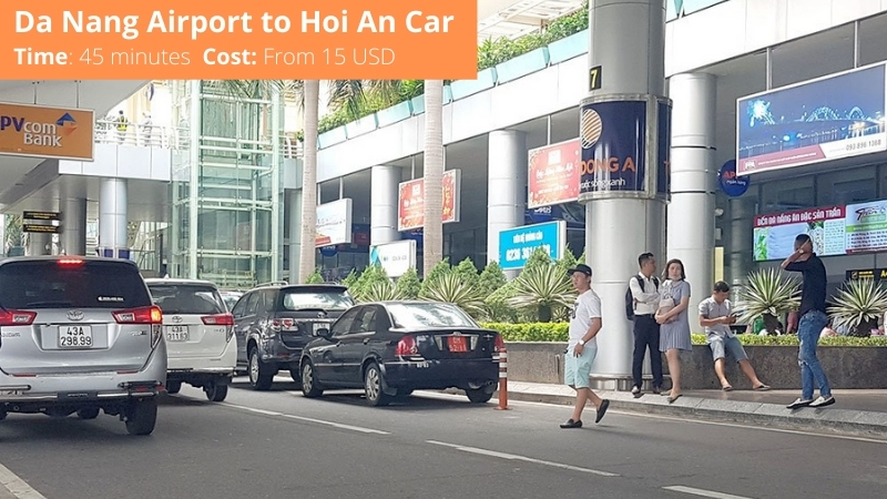 Da Nang airport to Hoi An car