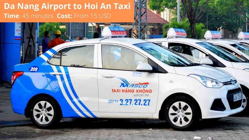 Da Nang Airport to hoi an taxi