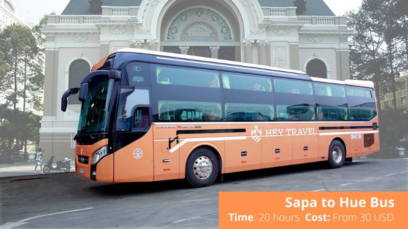 Sapa to Hue bus