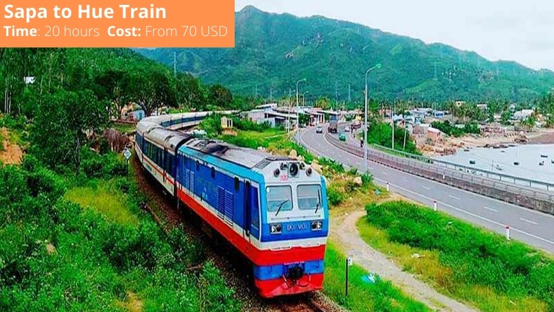 Sapa to Hue train
