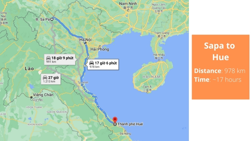 Sapa to Hue