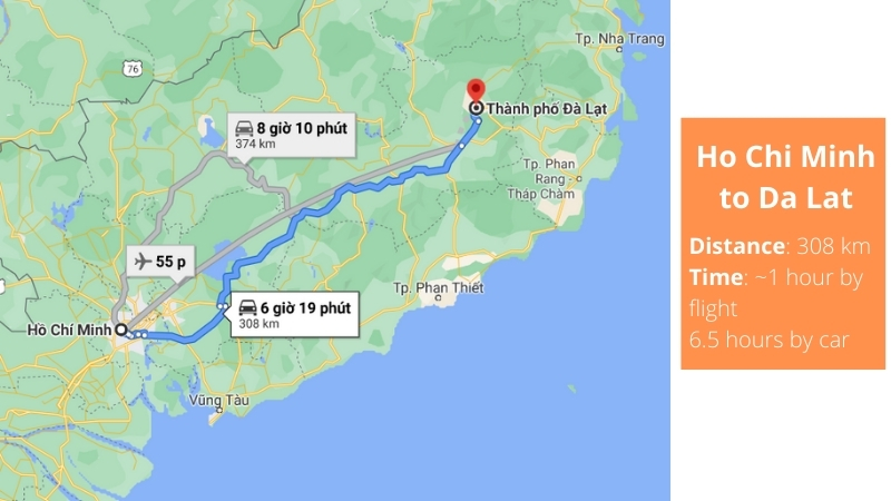 Ho Chi Minh to DaLat