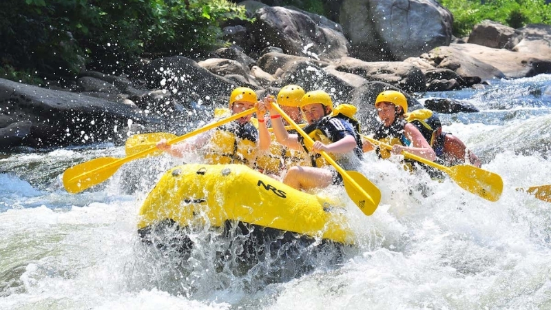 White water rafting in Da Lat