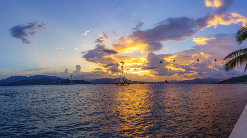 nha trang bay sunset