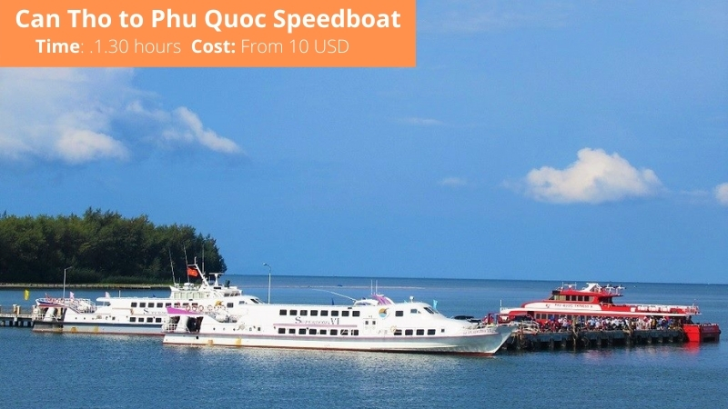 Mekong delta to Phu Quoc speedboat
