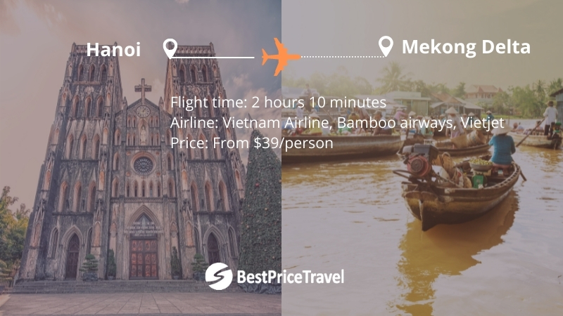 Hanoi to mekong delta flight