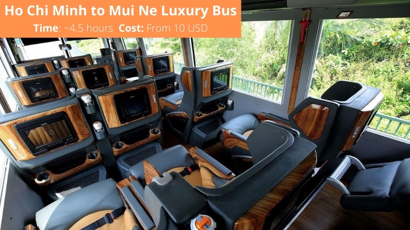 Ho Chi Minh to Mui Ne limousine bus