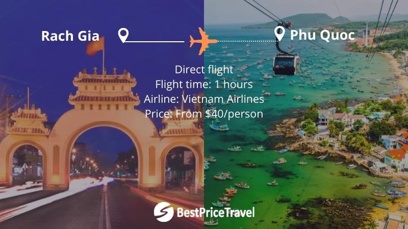 Phu Quoc to Rach gia flight