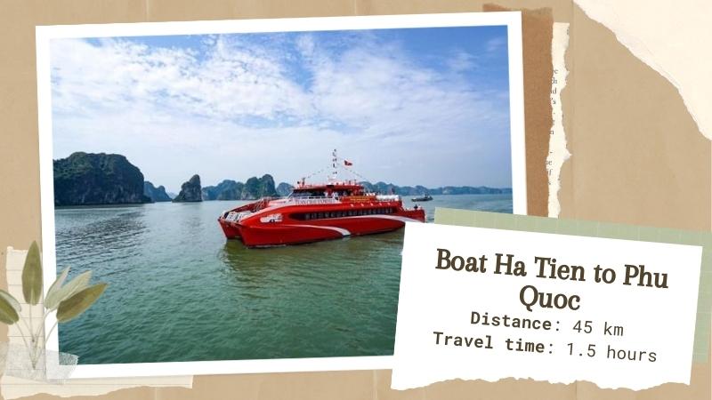 Ferry from Ha Tien to Phu Quoc