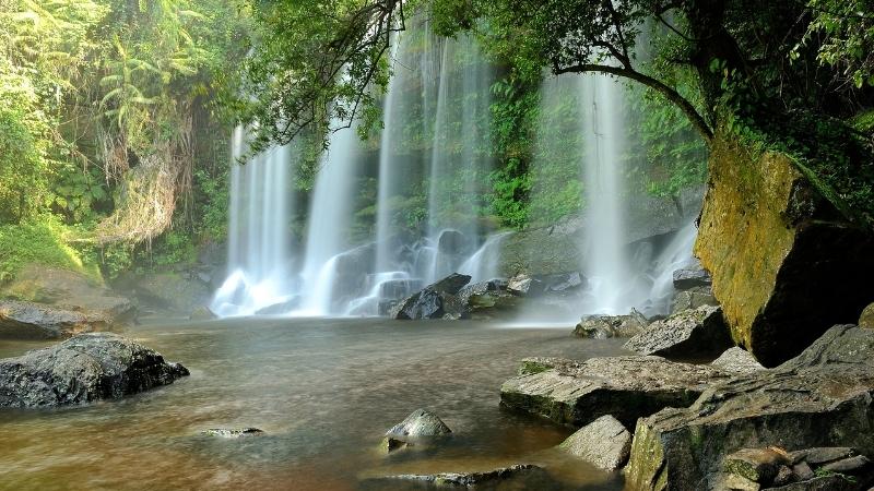 Phnom Kulen Waterfall Siem Reap