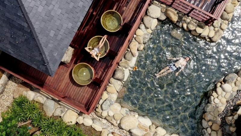 Pot Bath at Yoko Onsen Quang Hanh 