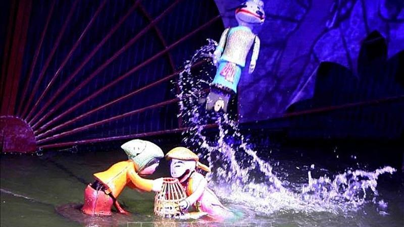 Fishing Scene Hoi An Water Puppet Show