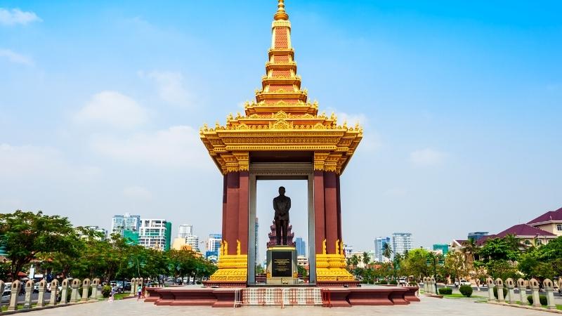 The Statue of King Norodom Sihanouk 