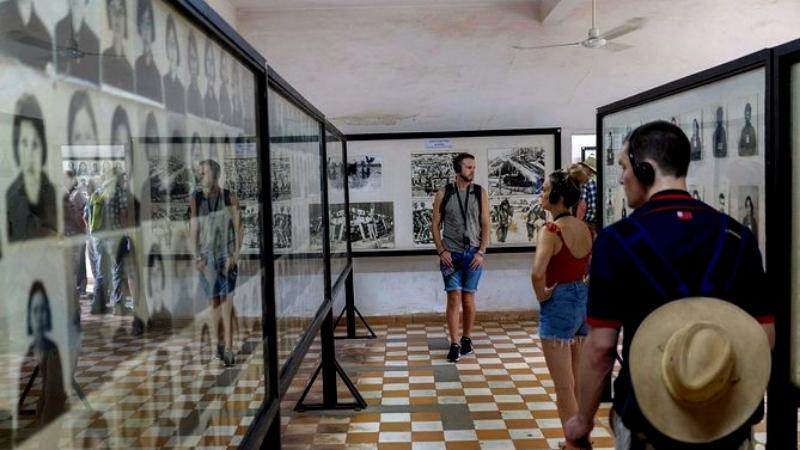 Toul Sleng Museum in Phnom Penh 