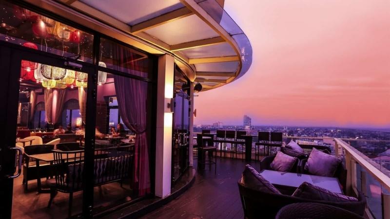 The Rooftop Bar in the center of Hanoi