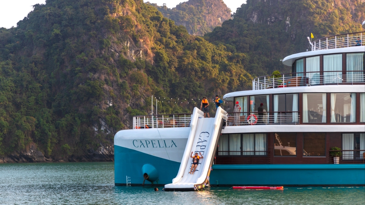 Waterslide of Capella Cruise