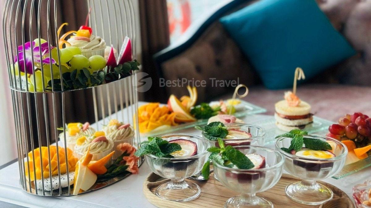 Delicious desserts on the Capella cruise