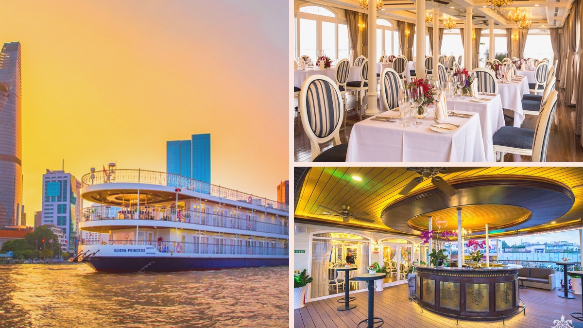 Enjoy The Vibrant City View On The Saigon Princess Cruise