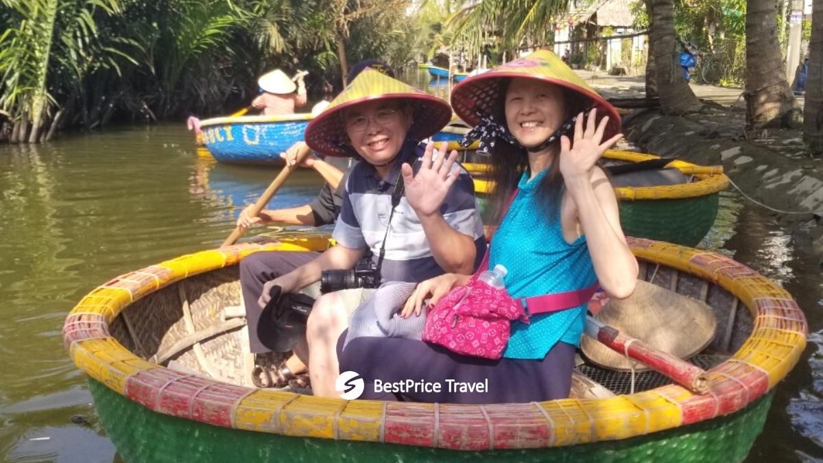 Experience Basket Boat In Cam Thanh Village