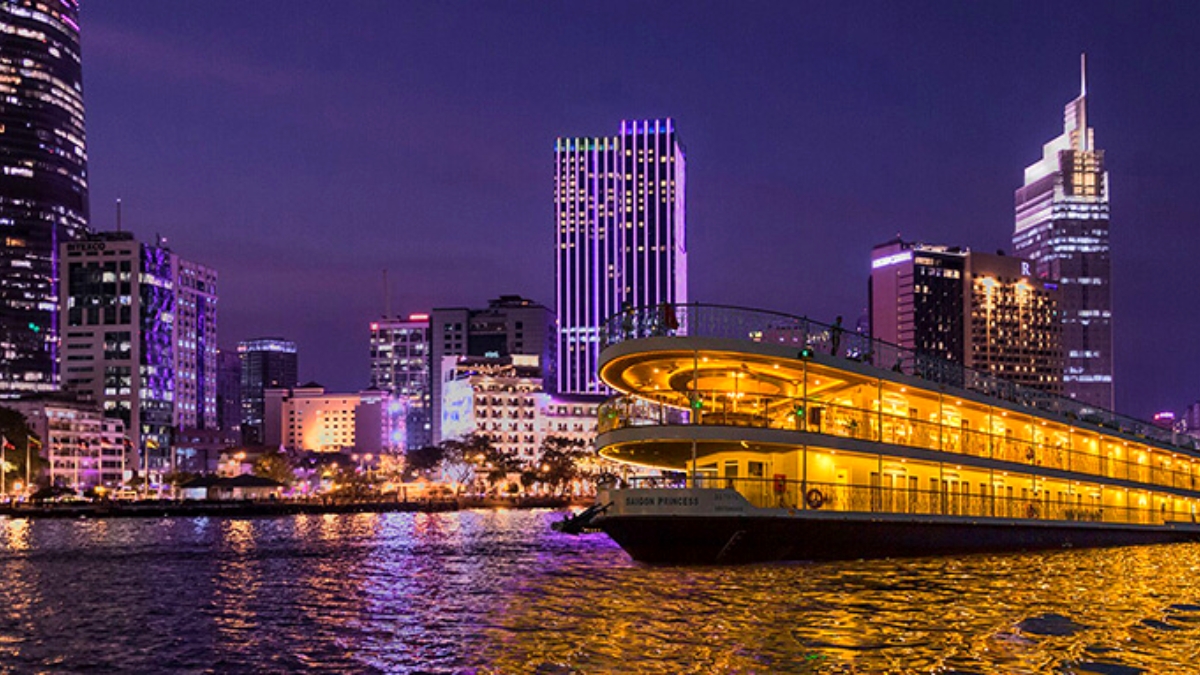 Dinner on Saigon Princess Cruise