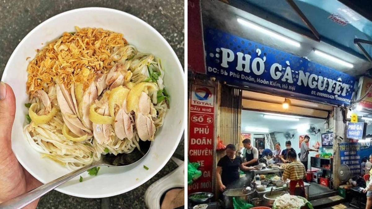 Pho Ga Nguyet In Phu Doan Street