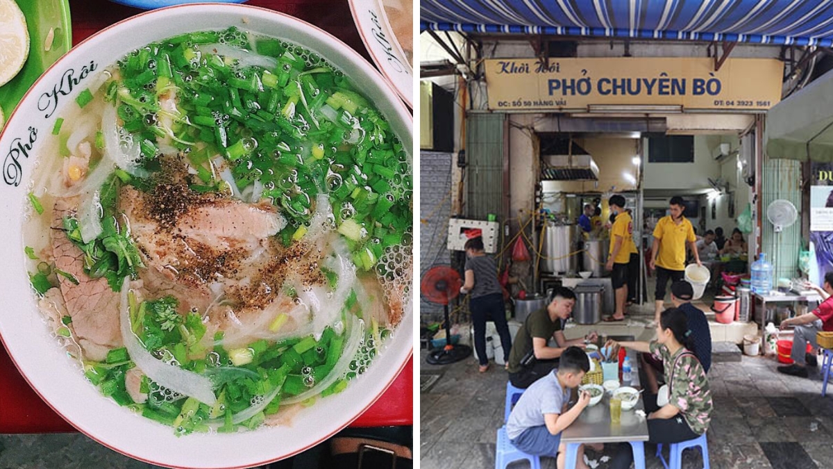 Pho Khoi Hoi In Hang Vai Street