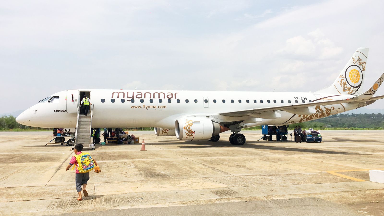 Flying Is Another Method Of Myanmar Transportation