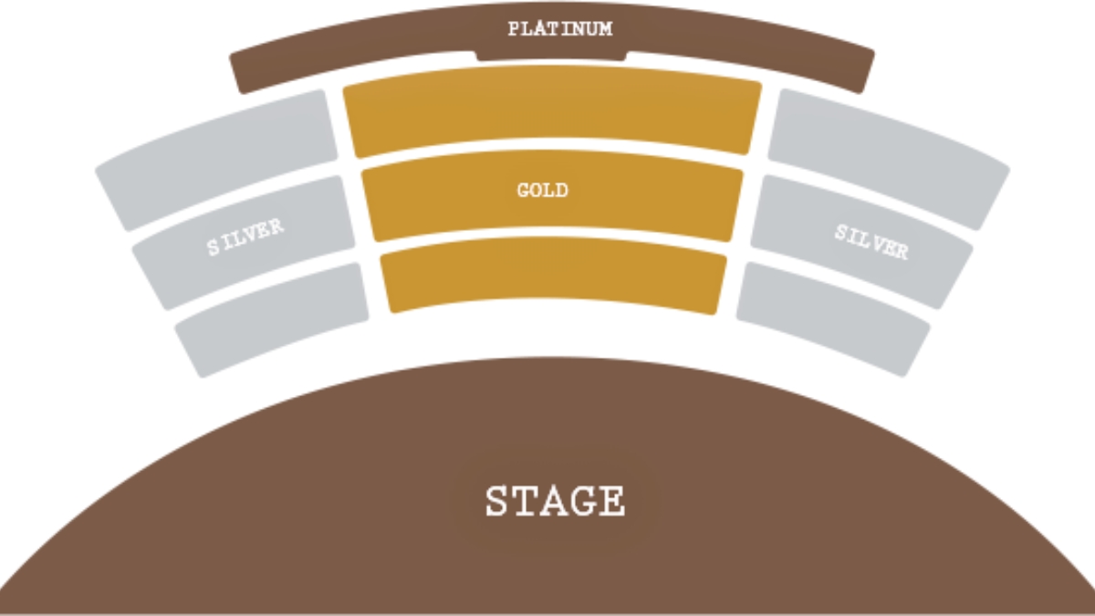 Inside the amphitheater