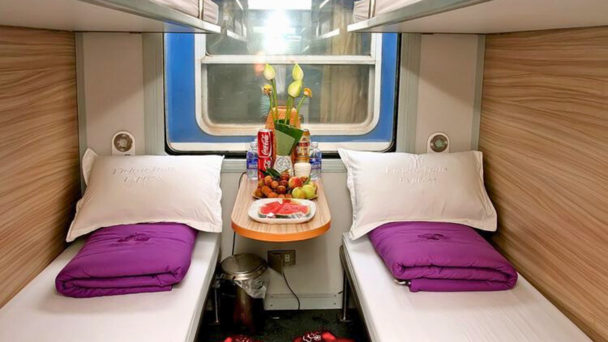 Inside A Sleeper Train In Vietnam