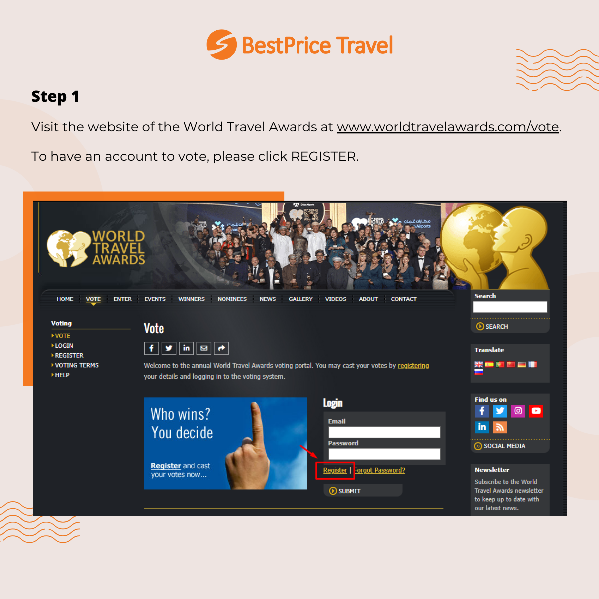 Step 1 vote for BestPrice