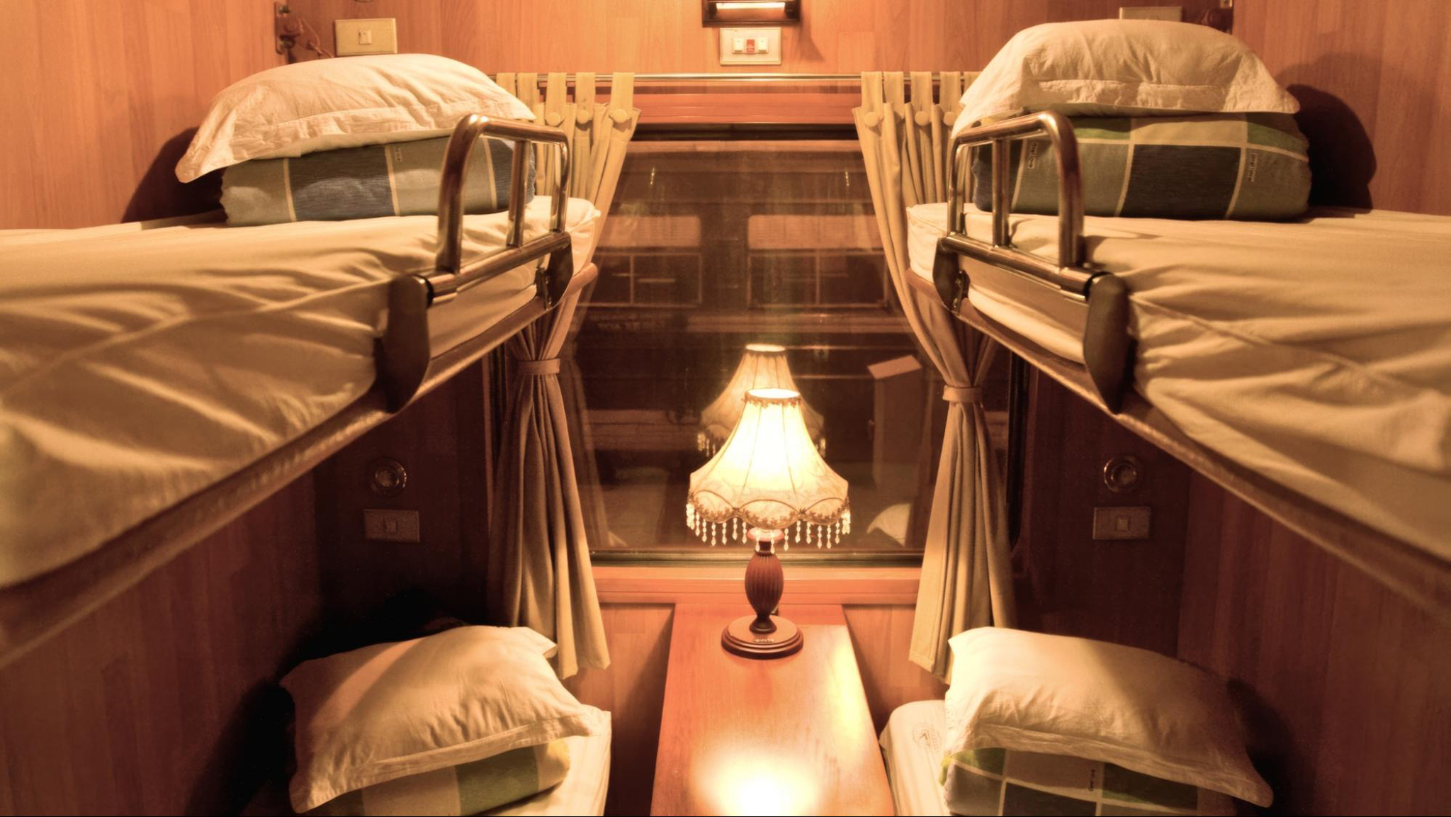 The cabin of a Hanoi to Sapa train