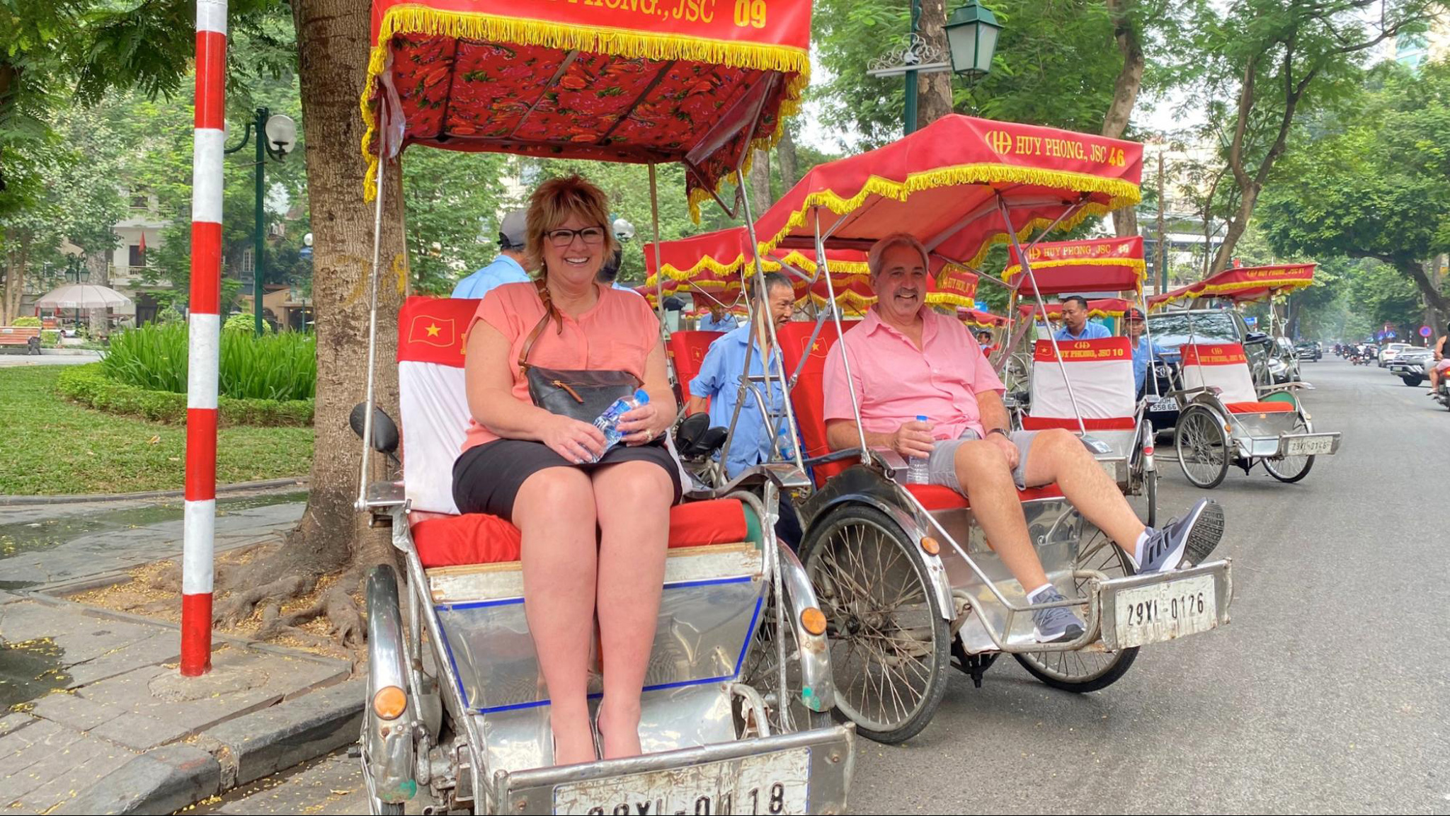 One of the best ways to explore the Old Quarter is by riding a classic cyclo