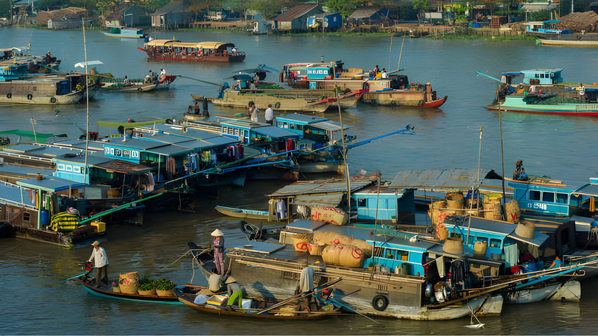 Experience the vibrant charm of Cai Rang Floating Market