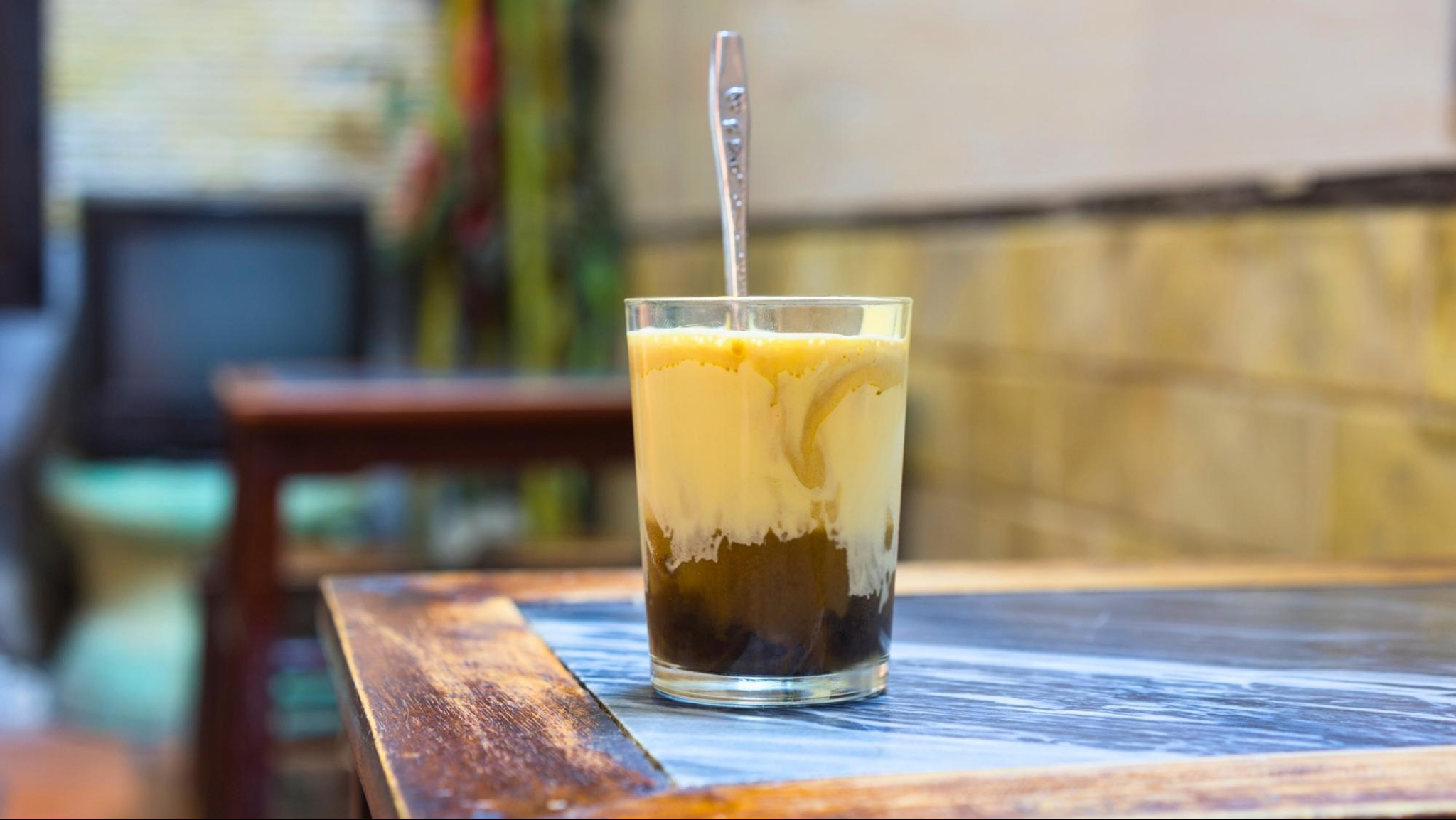 Savor the unique flavor of egg coffee