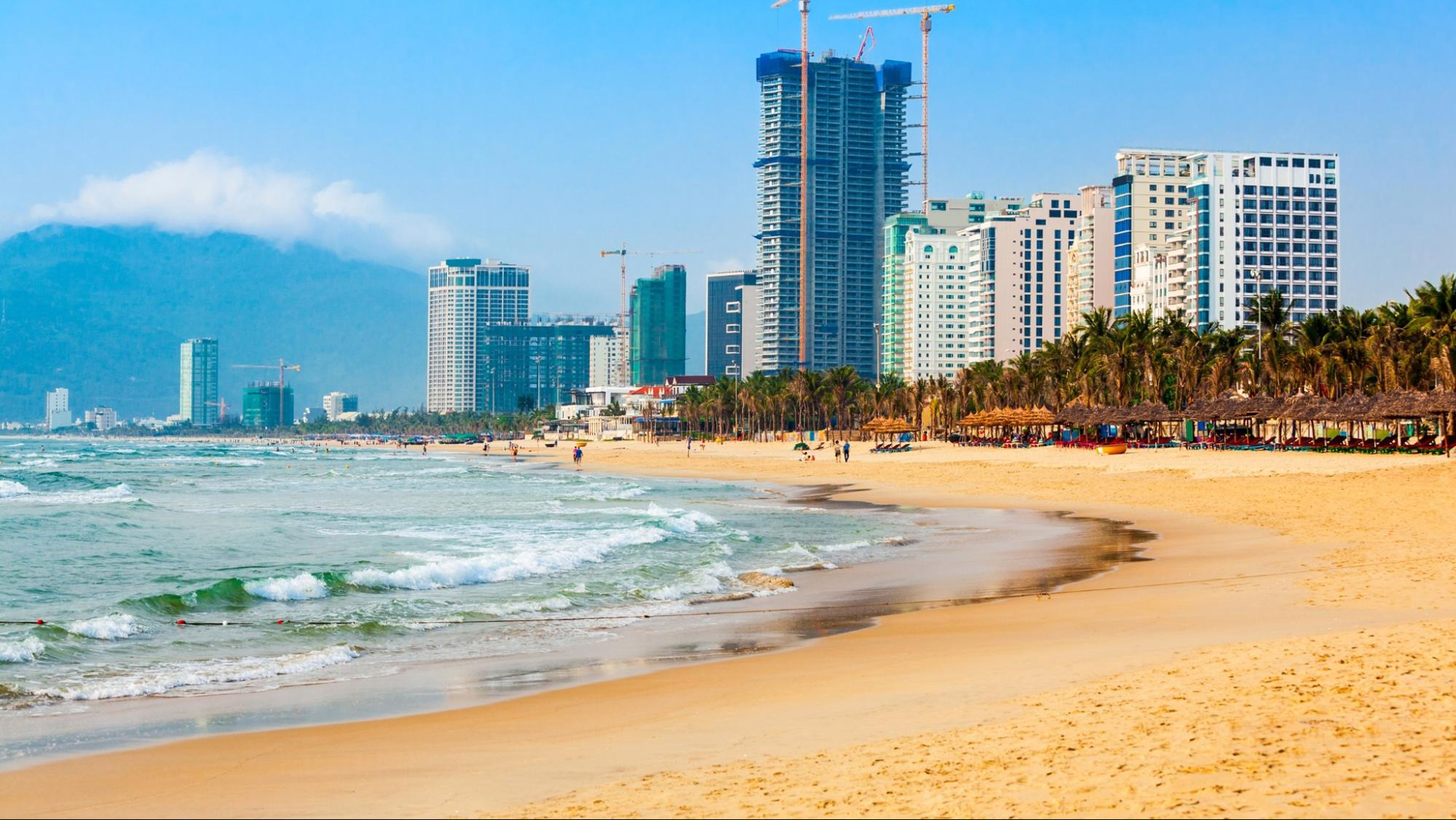 My Khe Beach is a stunning stretch of coastline in Da Nang