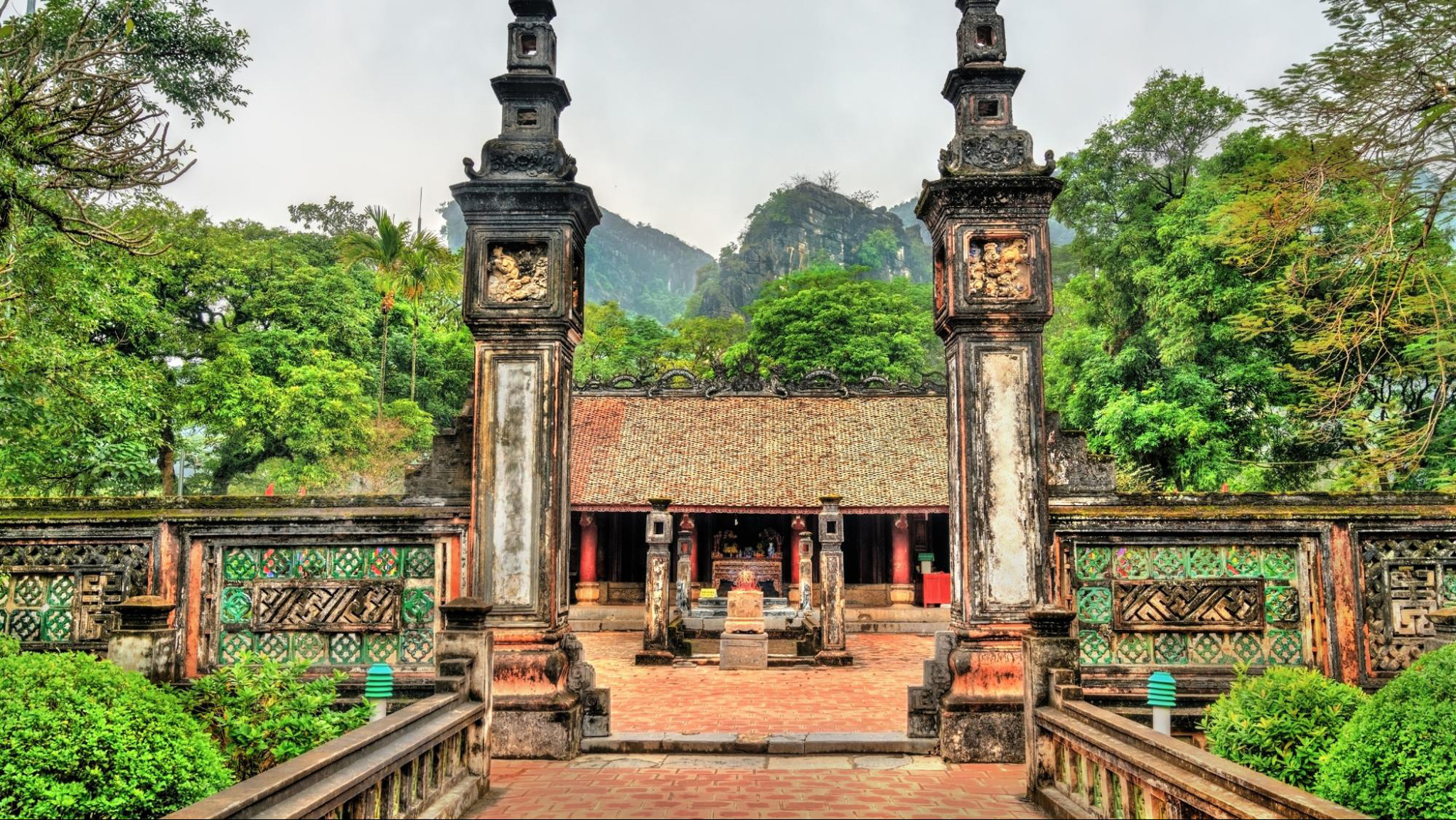 Hoa Lu showcases traditional Vietnamese architecture