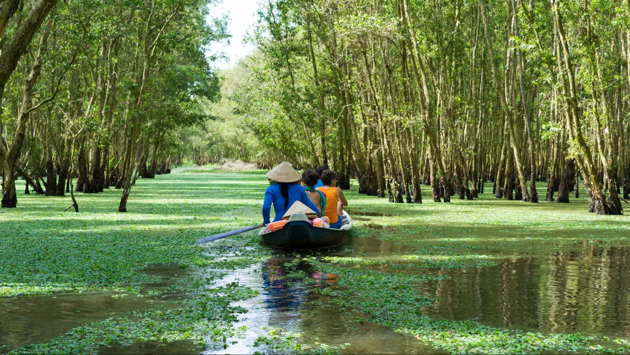 Explore the peaceful waterways of Chau Doc