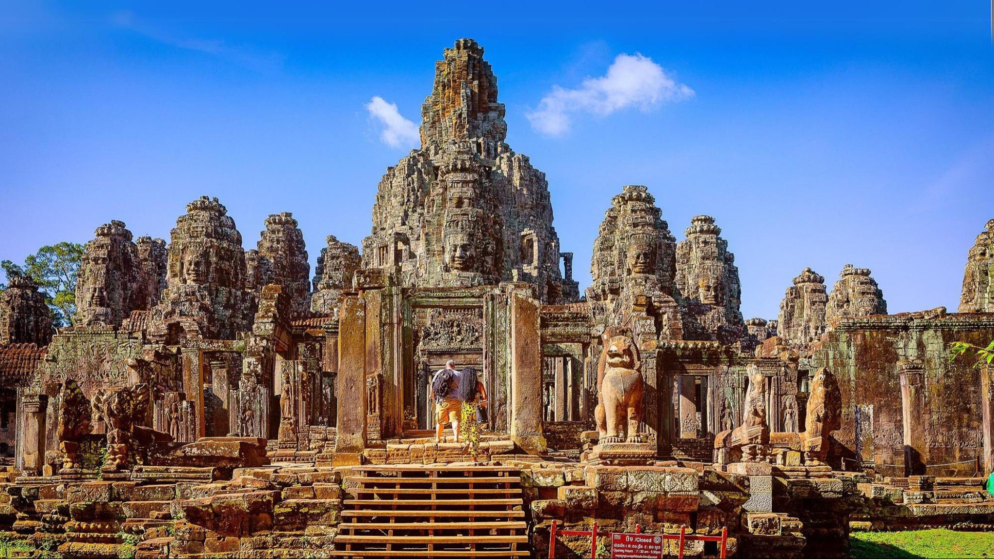 Angkor Thom is a remarkable example of Khmer architecture