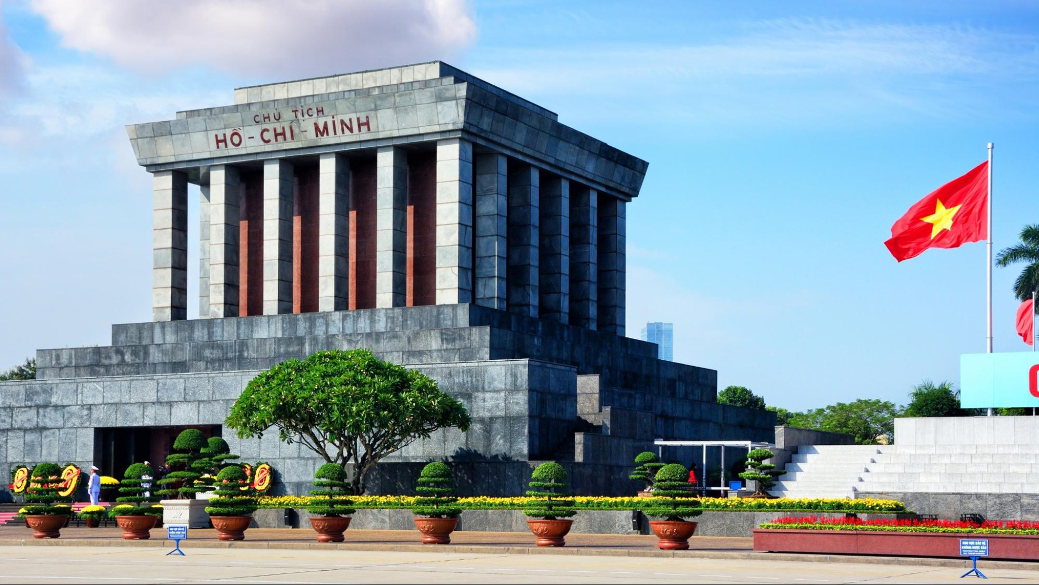 Ho Chi Minh Mausoleum is a revered site in Hanoi, housing Vietnam's leader