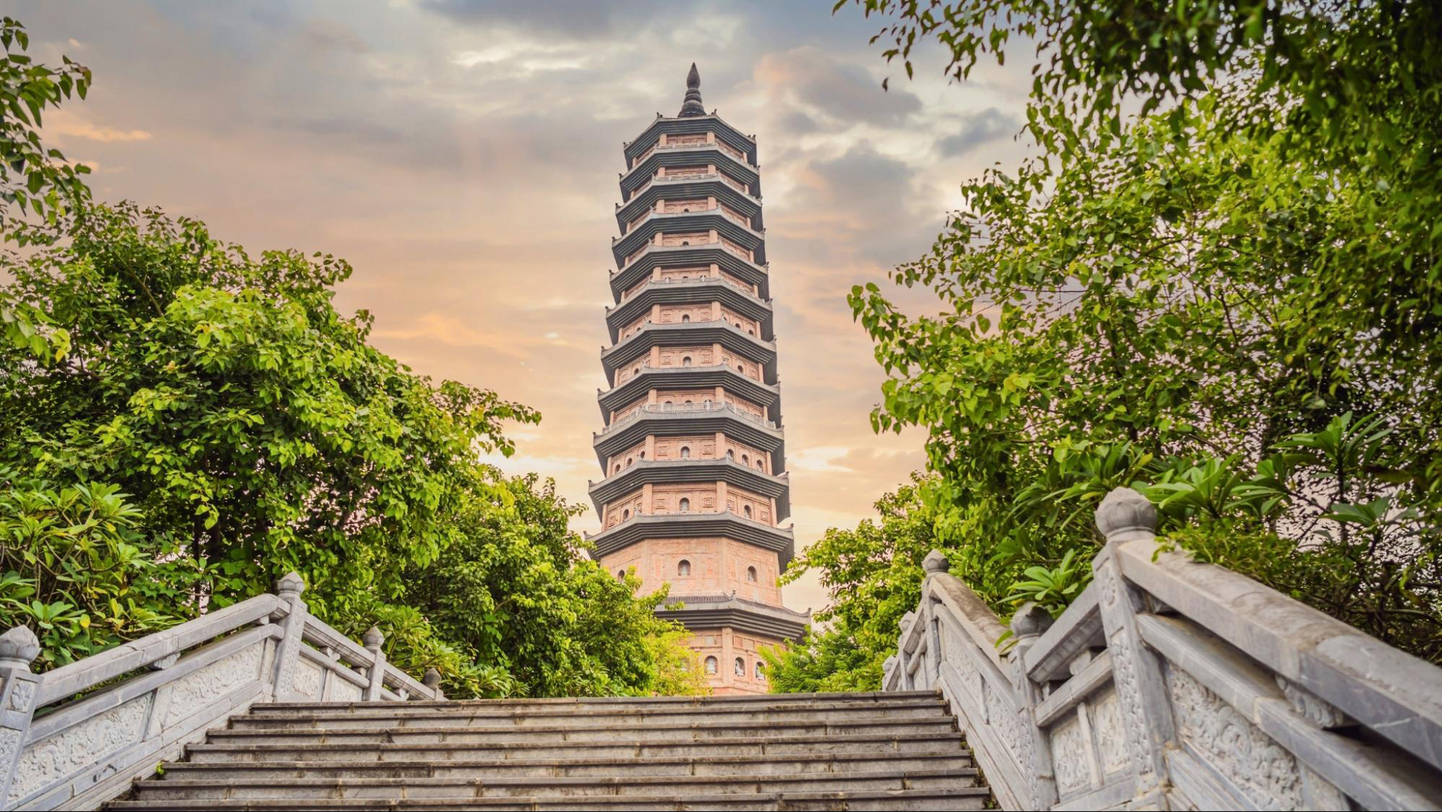 Bai Dinh Pagoda is a stunning Buddhist site known for its grand architecture