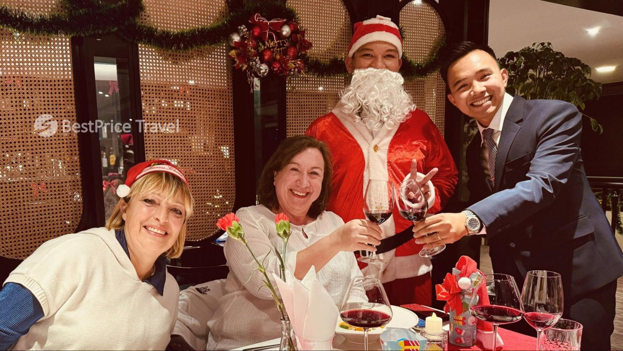 Immerse in joyful activities on board during Christmas
