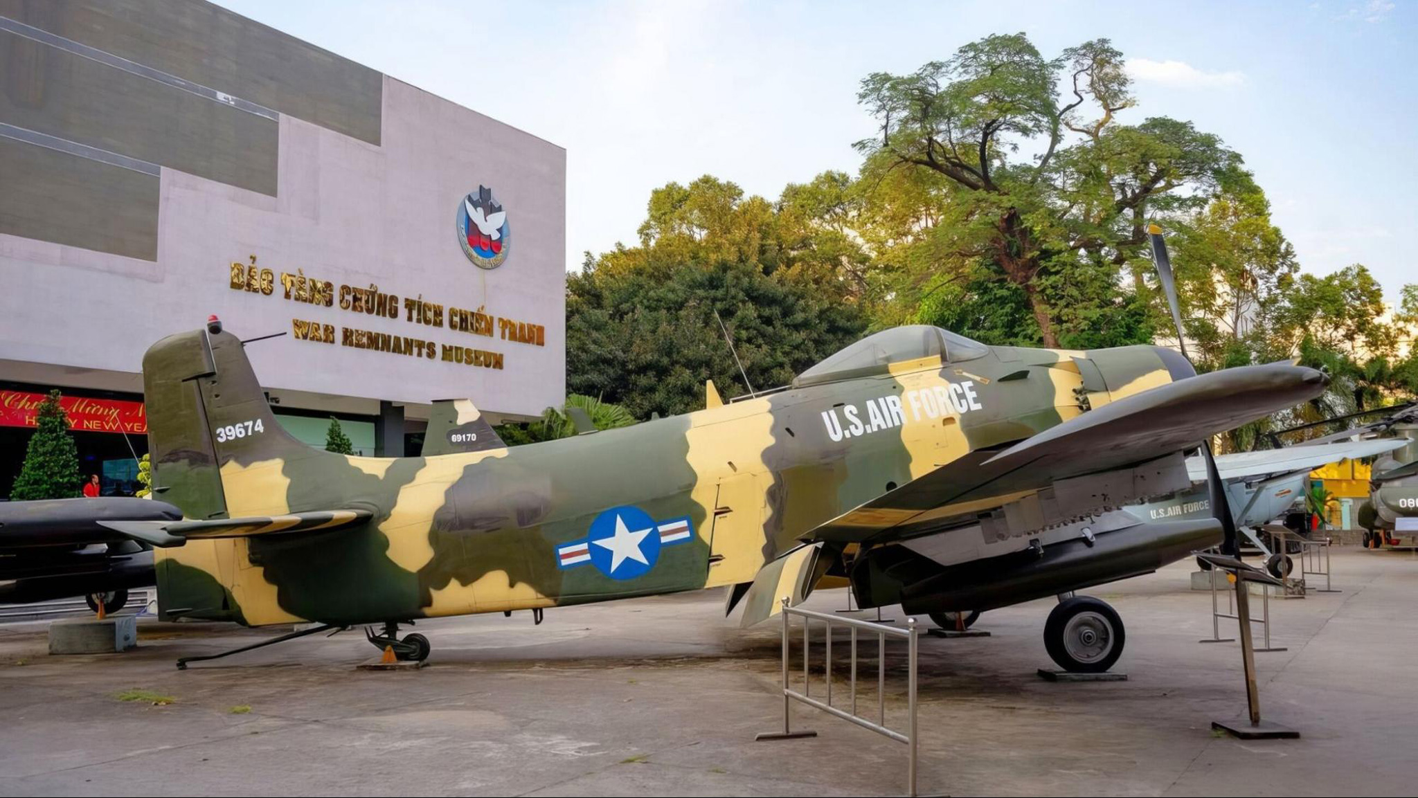 The War Remnants Museum's Outdoor Warplane Exhibition